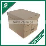 COLOR PRINTING BROWN KRAFT PAPER PACKAGING BOX thumbnail-1