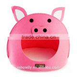Luxury Pig Mouth Pet Dog Cat House Removable & Washable Dog Bed Kennel