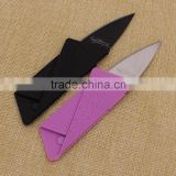 Wholesale cheap stainless steel pocket knife credit card knife