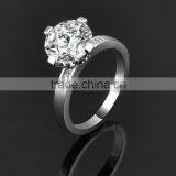 Romantic Cubic Zirconia Women's Ring 18K Diamond Rings thumbnail-2