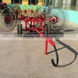 High Performance 3 Point Hitch Finger Wheel Hay Rake for Ranch Using thumbnail-1