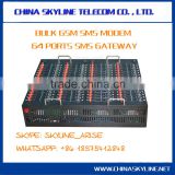 3G modem 8/16/32/64 port GSM modem free bulk sms multi sim modem