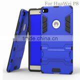 New Products 2016 High Quality 2 In1 TPU+PC Kickstand Protective Case for HuaWei P8, for Huawei p8 Case With 6 Colors thumbnail-6