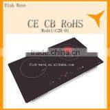 Double Burner Mixed Hybrid Cooker Induction Cooker vs Infared Cooker With Stainless Steel