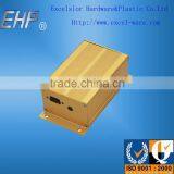 Yellow Anodized Aluminum Extrusion Enclosure
