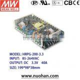 Mean Well 200W Power Supply HRPG-200-3.3 200W PFC Power Supply