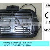 Portable electric barbecue grills, electric bbq grills, electric bbq grill with hot pot