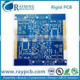 Rogers Blue Soldermask Rigid PCB With Gold Finger