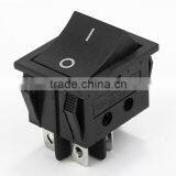 4 Pin Rocker Switch T85 Black Switch With Holes RS--608 Best Quality thumbnail-1