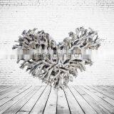 Wooden Crafts Heart Shaped For Home Decoration