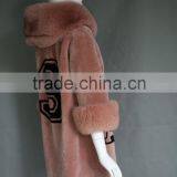 Brand New Shearing Lamb Trend Luxury Lamb Shearing Skin Leather Coat Ladies Long Fur Clothes thumbnail-3