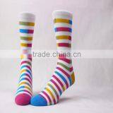 In Stock White Black Pattern 168N 100% Cotton Socks thumbnail-3