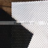 Warp knitted tricot polyester close hole mesh fabric