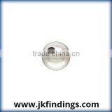 1/10th Silver Filled Jewelry Findings: 6.0mm Bead Light 1.8mm Hole SPAT thumbnail-1