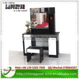 melamine MDF PB board dressing table with mirror