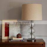0627-11 Strung Together Like Beads on a Necklace, the Abacus Glass Act Clear Table Lamp thumbnail-1
