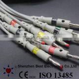 Nihonkohden EKG 10 Lead Cable and Leadwires IEC 4.0 Banana Connector With the Screw thumbnail-3