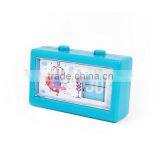 Calendar Clock,table Clock,twin Bell Clock,wooden Desk Clock