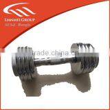 Hot sale Adjustable electroplated chrom dumbbell 10kgs factory directly