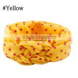 Children's Hair European Female Baby Knitting Cross Hair Band Cotton Elastic Headband Hand Knot of Peace thumbnail-6