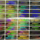 WARRANTY VOID Hologram sticker