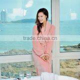 Super Soft Promotional Coral Fleece Bathrobe for Woman With Embroidery thumbnail-1