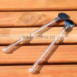 Wholesale Round Top Coffee Stick Glass Custom Drink Stirrers thumbnail-5