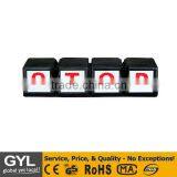 New Yellow STOP Rubber Car Wheel Stopper thumbnail-3