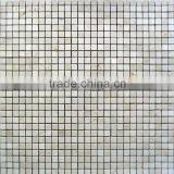 White Cream Marble Mosaic 30x30 for Bathroom thumbnail-1