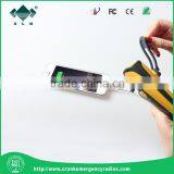 Factory Supply Emergency Rechargeable Mini LED Hand Crank Dynamo Flashlight