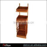 Economic Hight Quality Vegetable Fruit Wood Display Rack Stand thumbnail-1