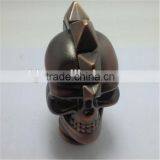 High Quality Bronze Skull Heads Personality Metal Crafts/plating arts for collection