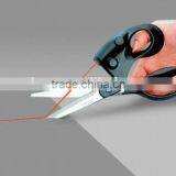 High quality straight fast laser guided fabric/paper scissors , sewing laser scissors