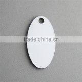 Oval Sublimation MDF HB Board Blank for Key Ring