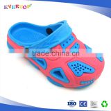 Fashion dobule color sole kids outdoor eva clog shoes