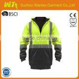 High Quality Cheap Softshell Reflective Workwear Jacket,fluo Yellow Softshell Two Tone Jacket