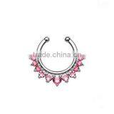 American&European Style Fake Nose Ring Non Piercing Nose Ring Diamond Nose Ring thumbnail-6