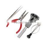 20 Pcs Watch Horologe Repair Tool Kit Set With Opener Remover Wrench Screwdriver Watchband Link Pin Remover thumbnail-5