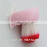 Wholesale Plastic Pink Cleansing Face Brush With Flower Synthetic Hair,Soft Face Wash Brush thumbnail-4