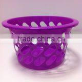 YXI04 MINI ROUND LAUNDRY BASKET,SMALL PLASTIC STORAGE BASKET thumbnail-1
