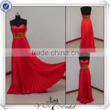 PP2047 Floor Length Red and Purple Patterns For Bridesmaids Dresses