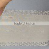 Cheap Price Carved Cut Card Silver Metal Business Card thumbnail-4