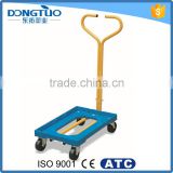 High quality 60*40 Stainless steel heavy duty carry trolley, cargo trolley, hand trolley price