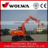 Hot Sale!! 4WD 8ton Mini Hydraulic Wheel Excavator thumbnail-1