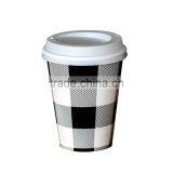 Factory Single Double Ripple Wall Disposable Juice Paper Coffee Cups With Lid thumbnail-6