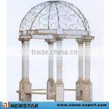 Garden Gazebo,hexagonal Pavilion, Marble Gazebo thumbnail-1