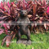 Polyresin Fiberglass Decorative Outdoor Life Size Bear Statue