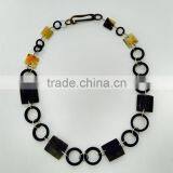 High Quality Best Selling Buffalo Horn Black Yellow Modern Necklace From Vietnam thumbnail-1