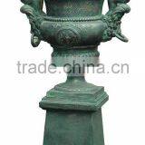 Angel Shape Cast Iron Decorative Flower Pot Classic Planter thumbnail-1