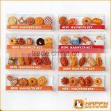 Promotional Resin Fridge Magnet Custom Bread Series Miniature Food Set thumbnail-1